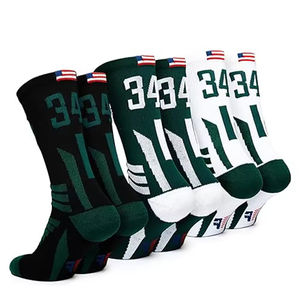 Chaussettes de sport unisexes professionnelles antidérapantes, antibactériennes, respirantes, à séchage rapide, avec coussinets de cheville pour hommes, basketball, rugby, randonnée - Product Image 6