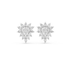 Pendientes de Moissanite de 18K para niñas en oro real - Product Image 3