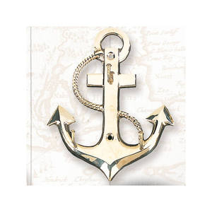 Vente chaude En Gros Maison de Style Méditerranéen En Métal Antique En Métal Ancre de Bateau Mur Décor En Vert Couleur À Meilleur Prix bas quantité minimale de commande - Product Image 2