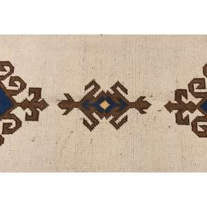 Vintage 0.6x9.5 ft Rug, <b>Runner</b> Turkish Rug, <b>Red</b> Blue Patchwork Rug - Product Image 5