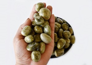 Piedras de cristal curativas Vessonite más vendidas, 1 kg de piedras pulidas naturales para múltiples usos - Product Image 6