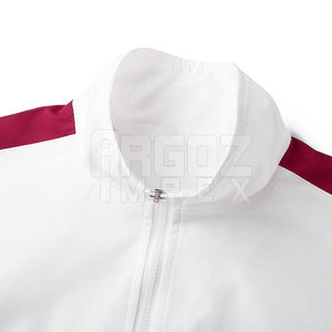 Vente chaude hommes Slim Fit survêtement à la mode respirant fermeture éclair vêtements d'entraînement pour l'été confortable motif solide - Product Image 2