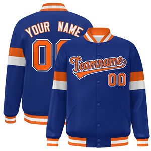 Chaqueta bomber deportiva de gran tamaño informal de invierno para hombre con estilo de chaqueta de béisbol con parche bordado Letterman - Product Image 5