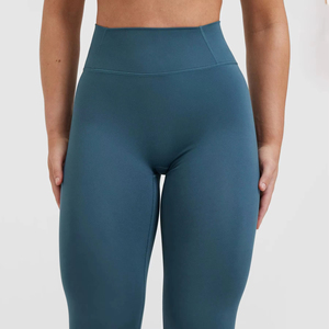 Pantalon de yoga décontracté taille haute en néoprène à compression élevée, qualité supérieure, avec logo personnalisé, grandes tailles - Product Image 4