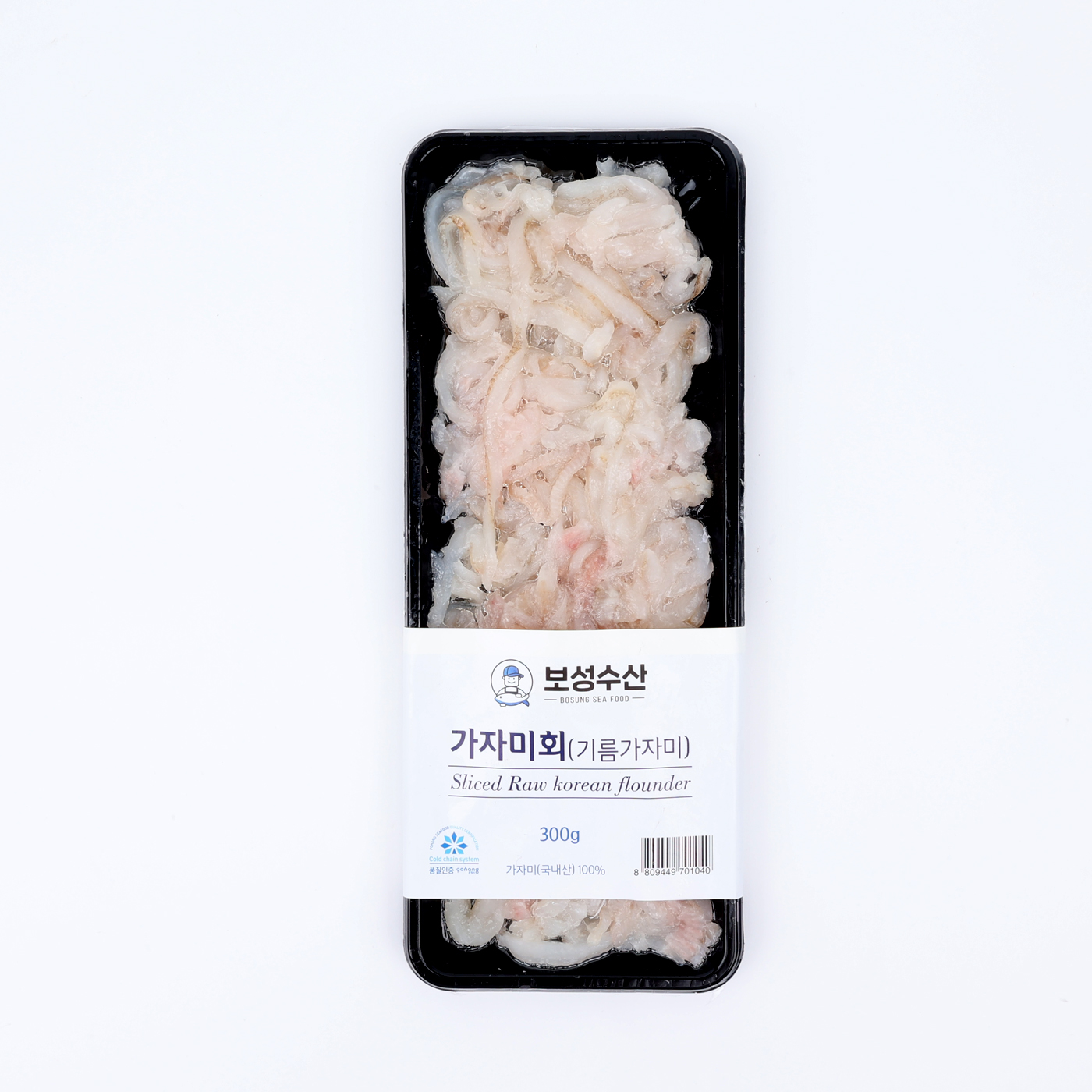 [BOSUNG морепродукты] скользящая сырая черноперая камбала Корейская рыба сорта сашими свежие замороженные морепродукты тонкое нарезанное филе морепродукты