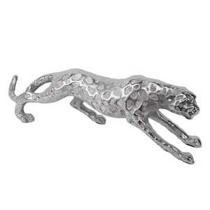 Statues d'animaux abstraites modernes finies en argent pour la décoration de table dans la chambre à coucher, le bureau et le bureau. - Product Image 1