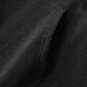 Sudadera con Capucha Corta de Gran Tamaño, de Algodón Puro, con Hombros Caídos, Color Sólido, Logotipo Personalizado, Doble Capa - Product Image 6