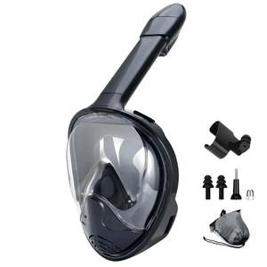 Masque de plongée tuba personnalisé avec logo, verres en verre trempé, étanche et anti-buée pour la plongée sous-marine, les sports nautiques et autres sports - Product Image 5