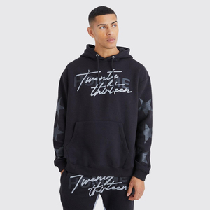 Chándal Deportivo para Hombre con Estampado Puff, Logotipo Personalizado, Felpa Gruesa, Transpirable, en Oferta - Product Image 2