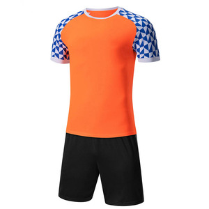 Soccer <b>match</b> uniform with cooling breathable jersey soft elastic shorts providing comfort during <b>long</b> <b>matches</b> Soccer Jersey - Product Image 2