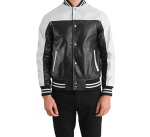 Premium Men's College-Style Letterman Varsity Jacket para Chicago for Bulls Inspirado Bordado Premium Leather Sleeve - Product Image 1