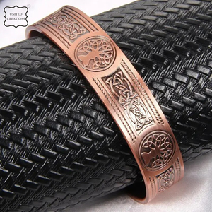 El último diseño de Pulseras de cobre de moda con bandas de imanes que lo usan tiene beneficios para la salud pulseras de cobre de terapia magnética - Product Image 3