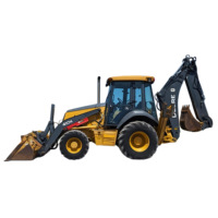 Chargeuse-pelleteuse Deere 410K d'occasion 2014, 4x4, capacité de charge nominale de 100 tonnes, moteur, fourches à attache rapide, cabine, chauffage, climatisation, offre limitée
