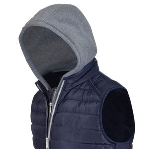 2025 chaleco para hombres desmontable con capucha nueva llegada invierno sin mangas moda Puffer chalecos hombres más vendidos sin mangas Puffer OEM - Product Image 3