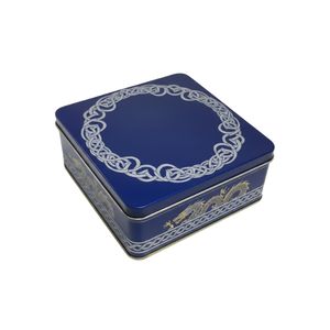 Boîte d'emballage unique en tôle carrée de qualité alimentaire |   Conteneur personnalisé avec logo imprimé pour bonbons et chocolat - Product Image 1