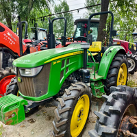 Fiable 55HP Mini tracteur agricole d'occasion compact JD 3B 554 4WD Tracteur à roues