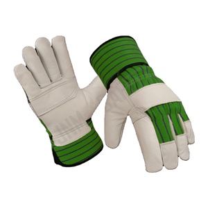 Gants de sécurité industriels canadiens en cuir de chèvre ignifuge pour travaux de construction avec fonction de protection au travail - Product Image 5