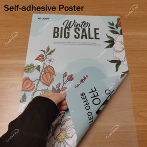 Affiches personnalisées en vinyle pour événements professionnels, impression d'affiches publicitaires de grande taille, couleurs vives, lavables, A0 A1 A2 A3 A4 - Product Image 6