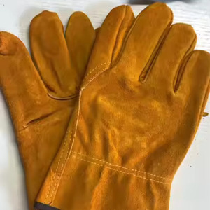 Guantes de trabajo para adultos recién llegados con guantes de protección de manos de cuero de último diseño para uso diario estilo liso - Product Image 3