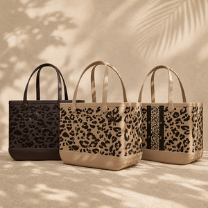 Bolsa de Playa de EVA con Estampado de Leopardo, Personalizada, Grande, Impermeable, Lavable, con Orificios, para Piscina, Playa, Viajes, Venta al Por Mayor - Product Image 2