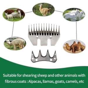 Lame de rechange industrielle en acier inoxydable pour tondeuse à moutons, lame de coupe dentelée universelle pour laine - Product Image 5