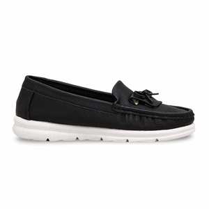 Black <b>Basketball</b> <b>Style</b> Moccasin WN4349 <b>Shoes</b> - Product Image 4