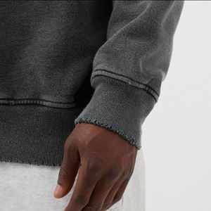 Vêtements pour hommes à manches longues de couleur unie sweats à capuche imprimés bouffants meilleure vente produit pull vêtements d'hiver sweats à capuche pour hommes - Product Image 4