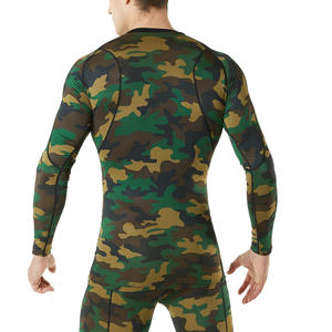 2022 100% โพลีเอสเตอร์แบบป้องกันผื่นกางเกงขาสั้น MMA พิมพ์ลายดิจิตอลใส่สบายสำหรับมวยปล้ำ BJJ judo karate - Product Image 2