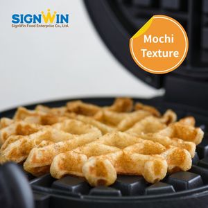 Poudre à gaufres Mochi, mélange de pâtisserie premium pour une croûte croustillante et une texture moelleuse à l'intérieur, 1 kg, préparation rapide et facile pour les boulangeries et les cafés - Product Image 3