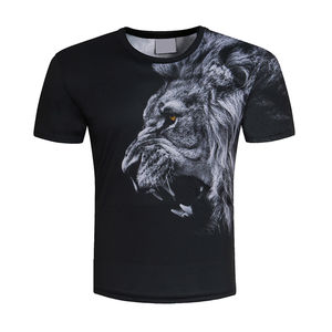 เสื้อยืดโพลีเอสเตอร์สำหรับผู้ชายพิมพ์ซับลิเมชันสำหรับกีฬาวิ่ง - Product Image 1