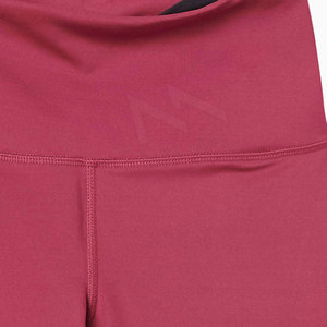 Leggings pour femmes à taille haute, couleur unie, en spandex/polyester, avec logo personnalisé, fermeture à cordon sans couture, séchage rapide, respirant, OEM - Product Image 6