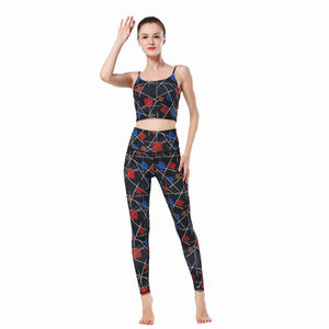 Ensemble de vêtements de Fitness, Legging et soutien-gorge, combinaison de Yoga en tissu Durable, fabricant professionnel OEM - Product Image 1