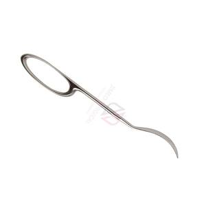 Levier manuel Lane Bone 10 mm, poignée annulaire pleine courbure 270 mm, acier inoxydable allemand, certifié CE, classe I, chirurgie orthopédique - Product Image 6