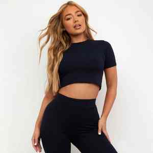 Camisetas de Mujer 100% Algodón/Poliéster con Logotipo Personalizado, Alta Calidad, Tallas Grandes, Servicio OEM, Ropa Casual Deportiva y Transpirable para Verano - Product Image 3