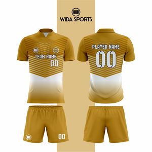 Camiseta de Fútbol Personalizada, Uniformes de Entrenamiento para Equipos Deportivos, Camiseta de Fútbol 100% Poliéster Personalizada - Product Image 3