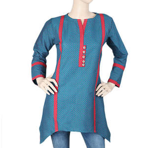 Kurti Estampado Liso para Mujer - Verde - Product Image 2