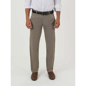 ALKAS MC2413 Pantalon Chino Décontracté Coupe Droite en Laine et Coton Taille Moyenne, Fermeture Éclair, Couleur Unie, Formel Classique XL - Product Image 1