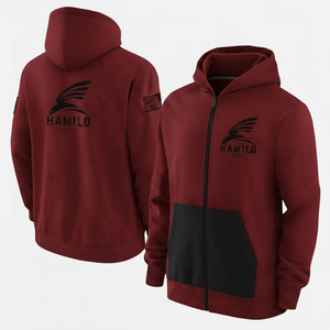 เสื้อฮู้ดกันหนาวแบบสั่งทำพิเศษ ปี 2023 สำหรับผู้ชาย แฟชั่น ไซส์ XS ผ้าคอตตอนผสม พร้อมซิป ลายตัวอักษร สำหรับฤดูหนาว - Product Image 5