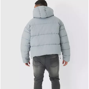 Chaquetas Bomber de Invierno para Hombre, Talla Grande, Transpirables, Bordadas, Formales, con Capucha de Piel, Cremallera, Impermeables, Cortavientos, Cálidas - Product Image 4