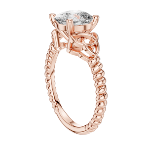 Bague en diamant CVD cultivé en laboratoire de 2,43 carats VVS-VS EF pour femmes, or 18 carats, 14 carats, 10 carats et argent 925, options moissanite et diamant - Product Image 5