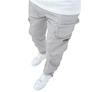 Pantalones Cargo Personalizados al por Mayor, Pantalones Cargo Largos, Pantalones Cargo de Trabajo para Exteriores, para Hombre, con Bolsillos Laterales, Bolsillo Grande - Product Image 3