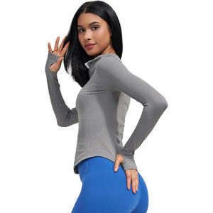 <b>Yoga</b> <b>Jacket</b> Top Full Zip Women Lightweight Stretchy <b>Yoga</b> Activity Soft Comfort Nylon Spandex Skinny Tops - Product Image 4