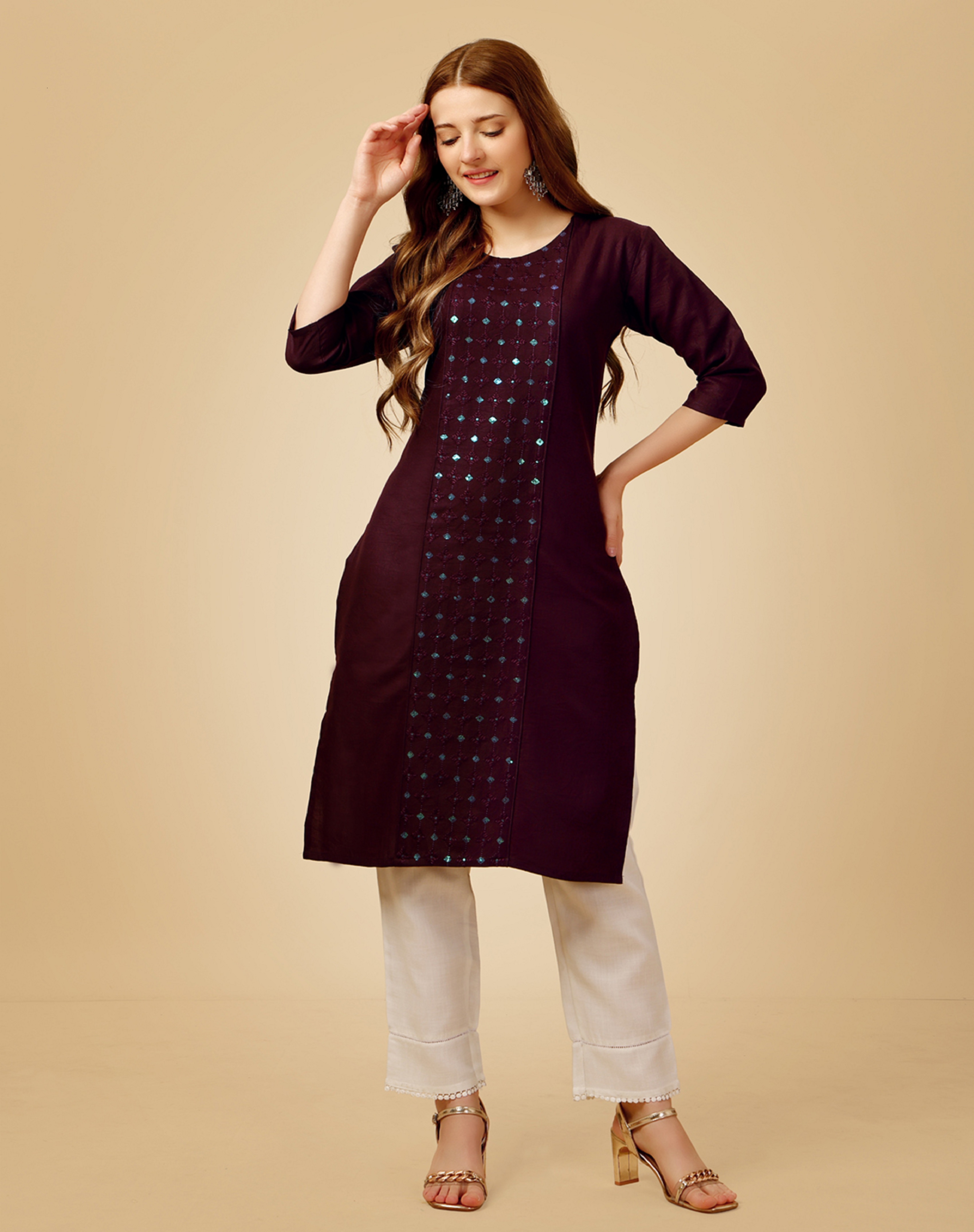 Low Price Indian Viscose Rayon Dress Stylish Embroidered Designs |  Alibaba.com