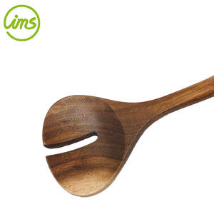 Cuchara de tenedor para servir ensalada de madera de acacia - Product Image 2