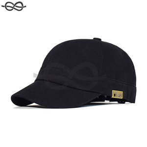 Gorra de béisbol de ala corta de algodón para hombres y mujeres, sombrero de papá suave de estilo Vintage, sombrero de camionero de perfil bajo ajustable Unisex - Product Image 1