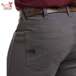 กางเกงคาร์โก้ขาตรงของผู้ชายกางเกงขาตรงแบบเต็มตัวสามารถวางซ้อนกันได้พร้อมกระเป๋าด้านข้าง - Product Image 6