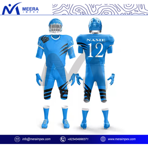 2025 uniforme de fútbol americano personalizado para hombres transpirable completamente sublimado impreso de talla grande uniforme de fútbol americano - Product Image 2