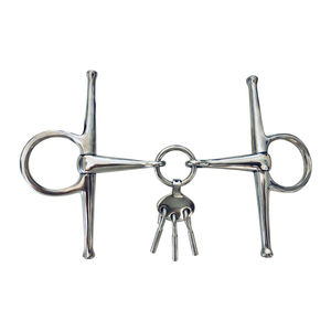 Broca de caballo de mejilla completa, broca de boca de equitación de latón, acero inoxidable equino, hecha en broca de caballo de alta calidad - Product Image 1