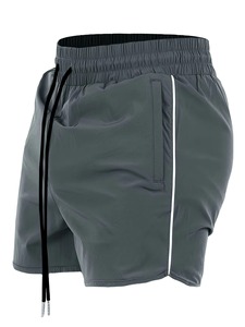 Short de sport d'été décontracté pour hommes Pantalon de course en plein air à séchage rapide avec poche à fermeture éclair Entraînement Fitness Conception à trois points - Product Image 6