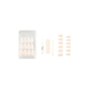 Set di Unghie Artificiali Riutilizzabili Premium Nail Addict con Motivo Quadrato Sfumato Ombré, Colla Inclusa per Applicazione sulle Dita - Product Image 2